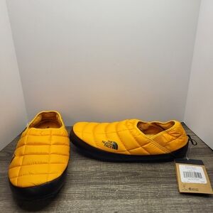 The North Face Mens THERMOBALL Traction Mules V Summit Gold Black Size 13